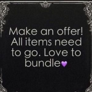 All Offers and bundles are welcome! ✨